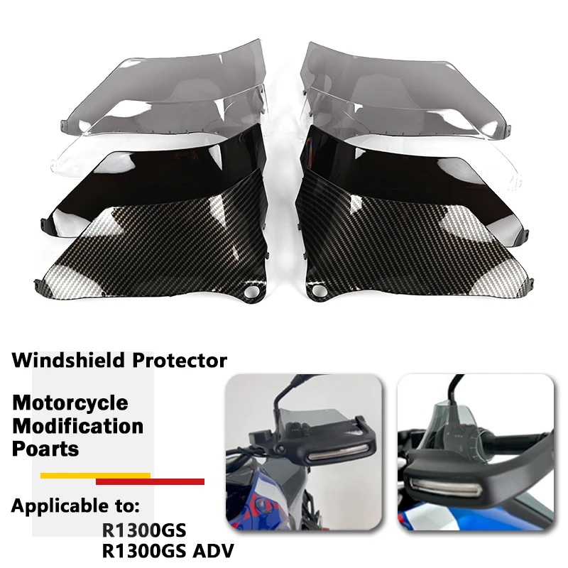 For BMW R1300GS R 1300 GS R1300 GS R 1300GS ADV 2023 2024 Motorcycle Handguard Hand shield Protector Windshield Extension Kit