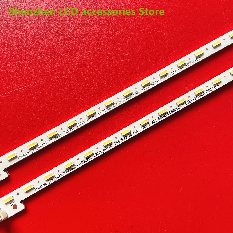 LED backlight for 55V3A 55HE550S6U51-T0L2B1-2X68 light bar 100% new