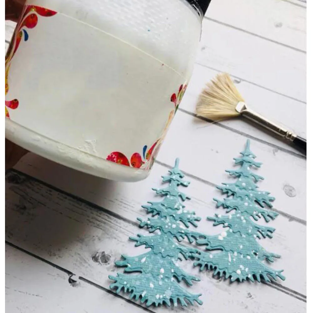 Leaf trees Metal Cutting Dies DIY Scrapbooking Album Paper Card Template Mold Embossing Craft Decoration