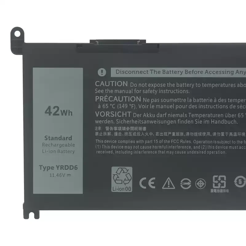 for YRDD6 Inspiron 5482 5485 5488 5493 5582 3500mAh