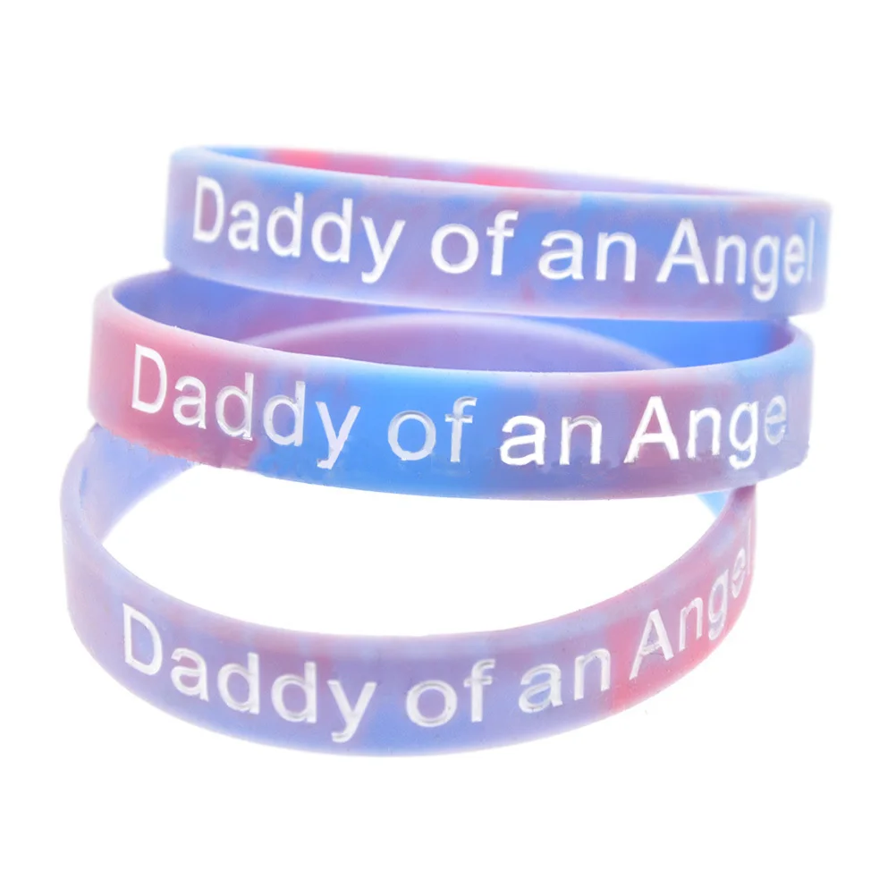 

Angel Bracelet For Couples Colorful Silicone Wristbands Inspirational Fashion Stretchy Comfortable Unisex Jewelry Gift