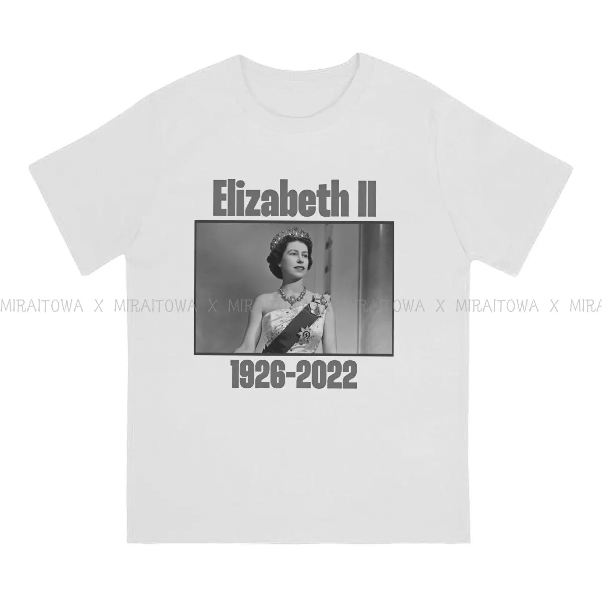 Elizabeth II 1926-2022 T Shirt Fashion Men's Tees Summer Cotton Tops Harajuku Crewneck TShirt