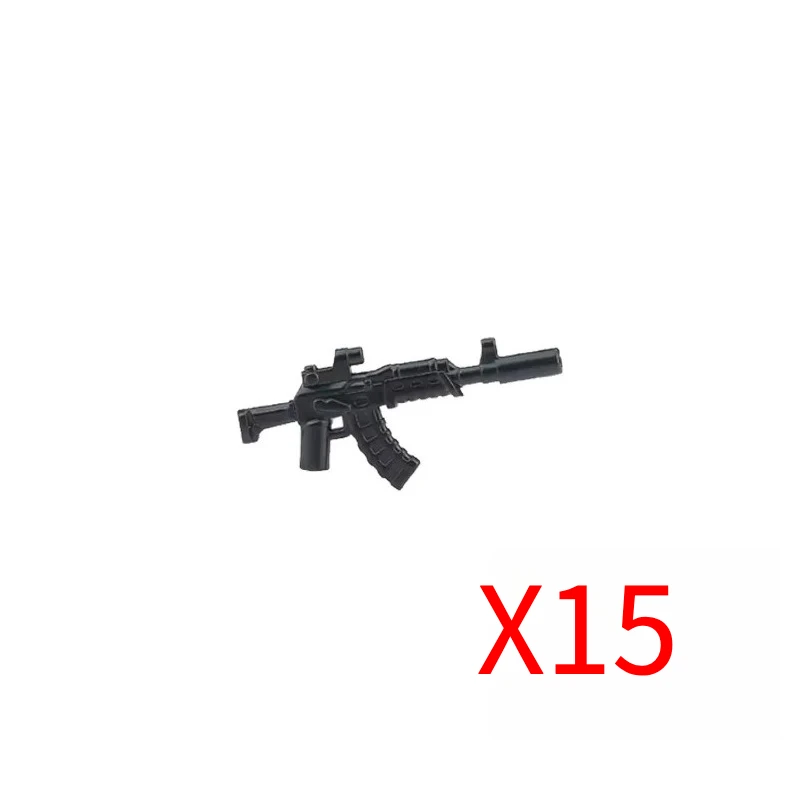 Militärische Soldaten Figuren Waffen Bausteine Zubehör Zweifarbige Waffen Assault Sniper Gewehre M16 M4 Modell Ziegel Spielzeug Geschenk