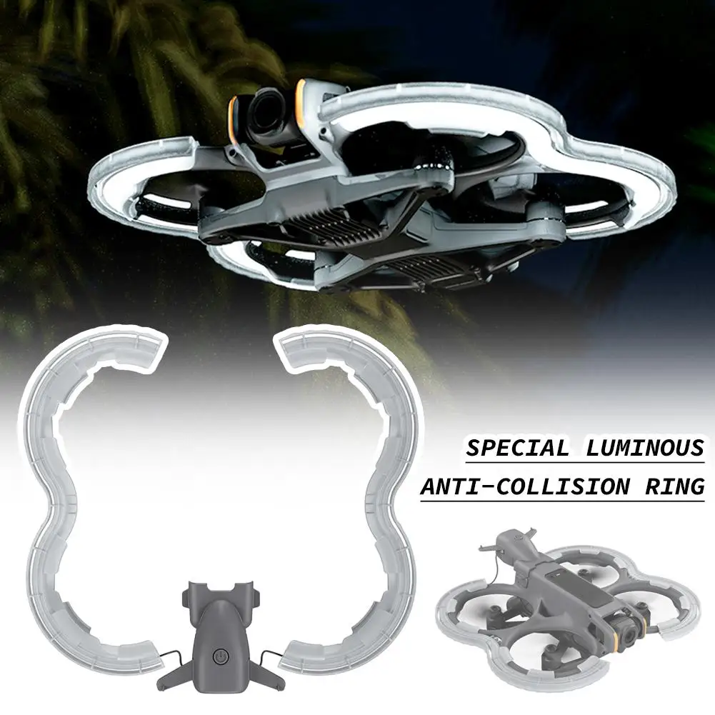 Light Anti-collision Crossing Machine Protective Cover Uav Accessories for dji Avata2 E7z1