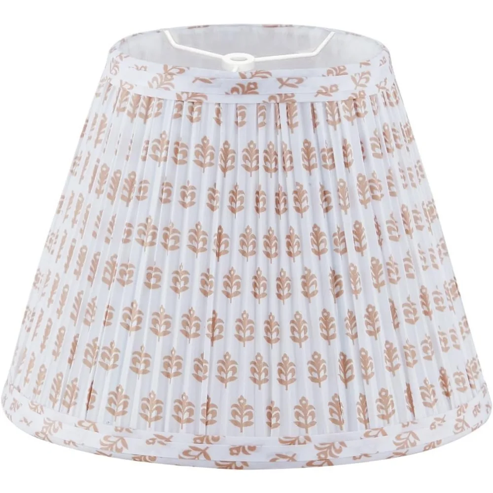 

small lamp shade 5" top x 9" bottom x 7" slant height, lamp shades for table lamps,barrel replacement lampshade(spider fitter),