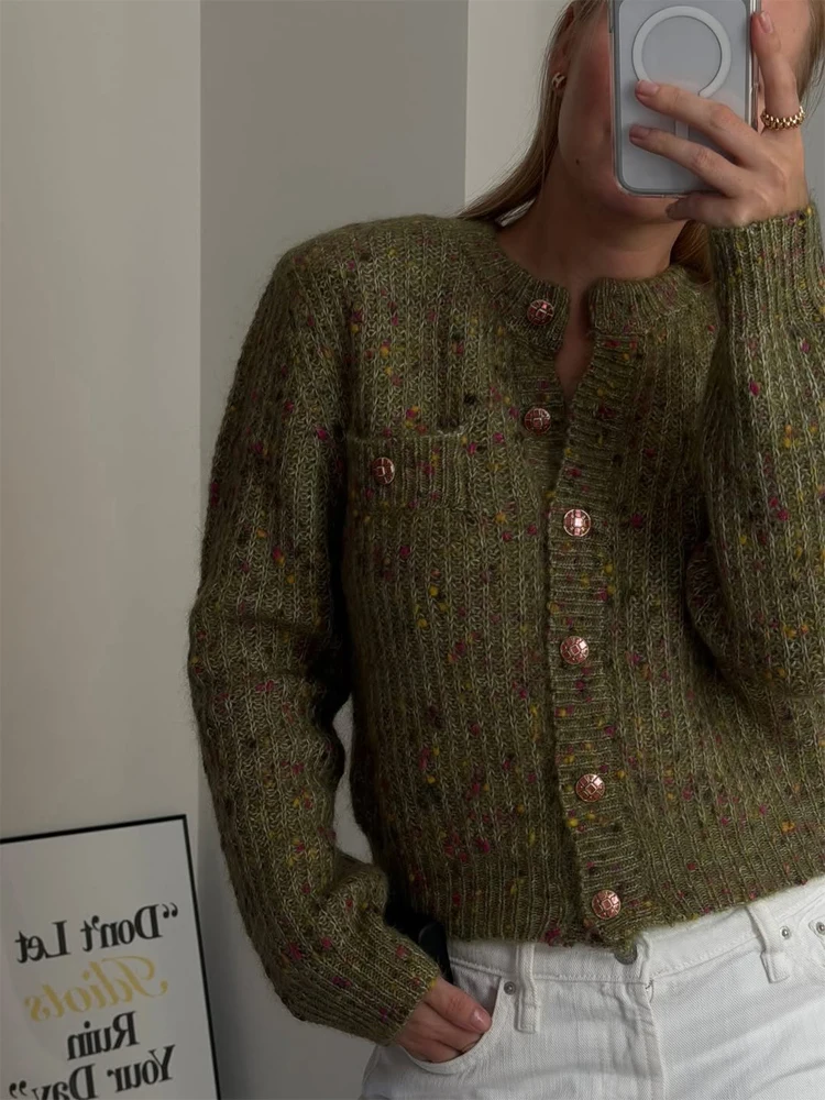 Solid Turtleneck Knit Short Pullover Women Chic Scarf Collar Full Sleeves Loose Warm Sweater 2026 Lady Daily Street Pullovers