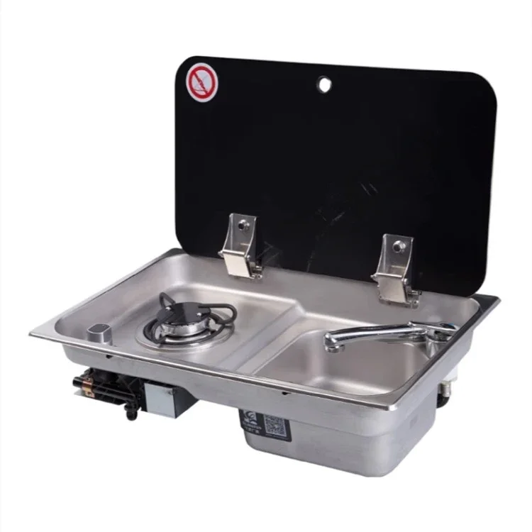 

Rv Gas Stove Water Basin Modified Car Caravan Accessories Towed Back Camel Bed Car 304 Stainless Steel Vegetable Basin