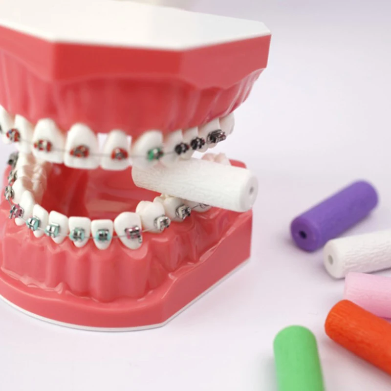 

1box Dentistry Tooth Chew Aligners Dental Adult Molar Hand Held Chewing Sticks for Tooth Aligner Chewies Aligners Tray Seaters