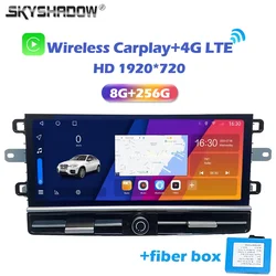 Carplay Auto Android 14.0 8G+256G IPS 4G LTE 8Core Car DVD Player GPS WIFI Bluetooth RDS Radio For Porsche panamera 2010 - 2017