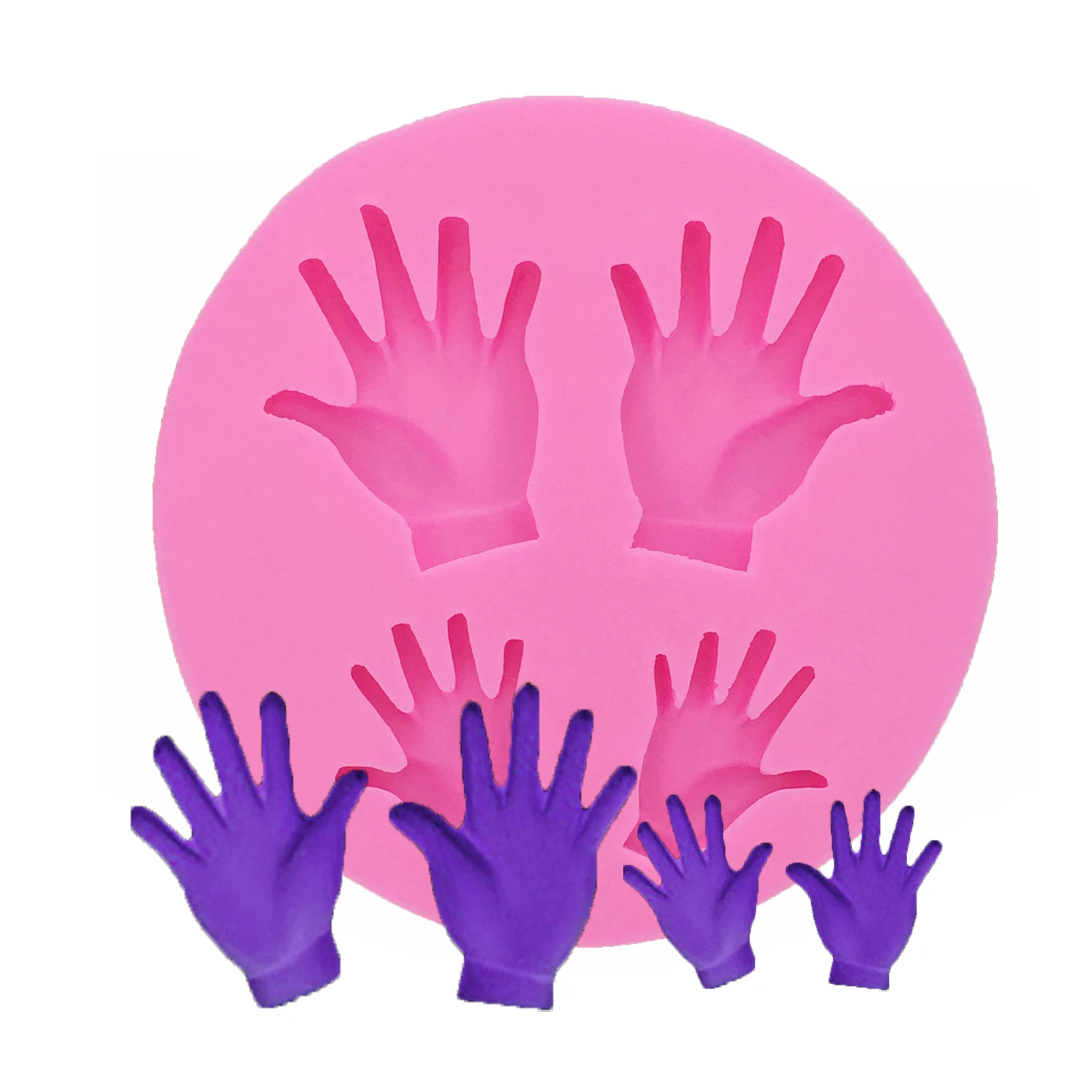 

Baby Feet Hand Silicone Molds Chocolate Fondant Cake Decorating Baking Tool Home Decor Foot Molds