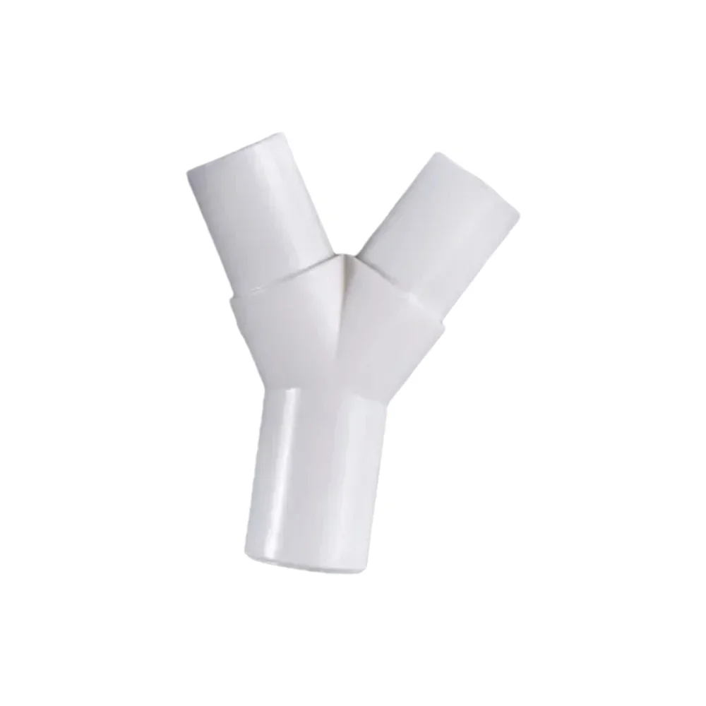 1Pcs Type Tee Y Tee Fork Water Pipe  Drip Box Tee Joint PVC Plastic Y 16mm / 20mm