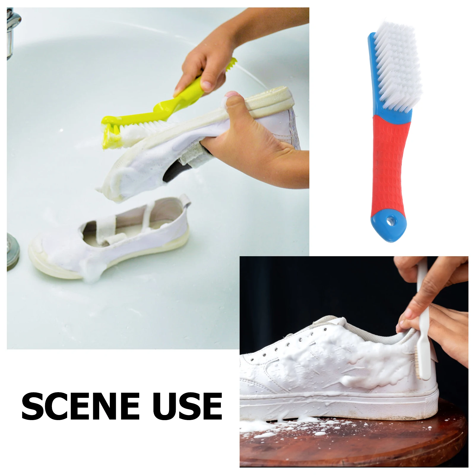 

10 Pcs Shoe Brush Cleaning Multifunctional Soft Household Brushes Laundry Shoes Nylon Scrub for
