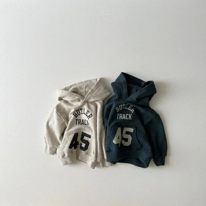 2025 Autumn New Baby Long Sleeve Sweatshirt Cotton Infant Boys Letter Print Hooded Sweatshirt Girls Casual Pullover Baby Clothes