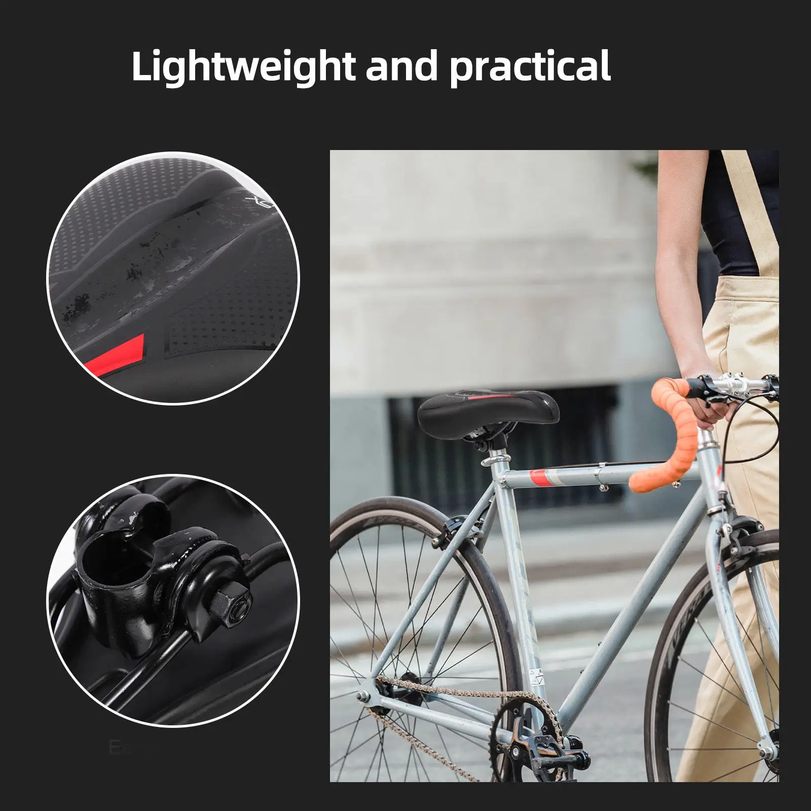 

Удобная утолщенная водонепроницаемая подушка для велосипеда, дышащая подушка для горного велосипеда, универсальный аксессуар для сиденья