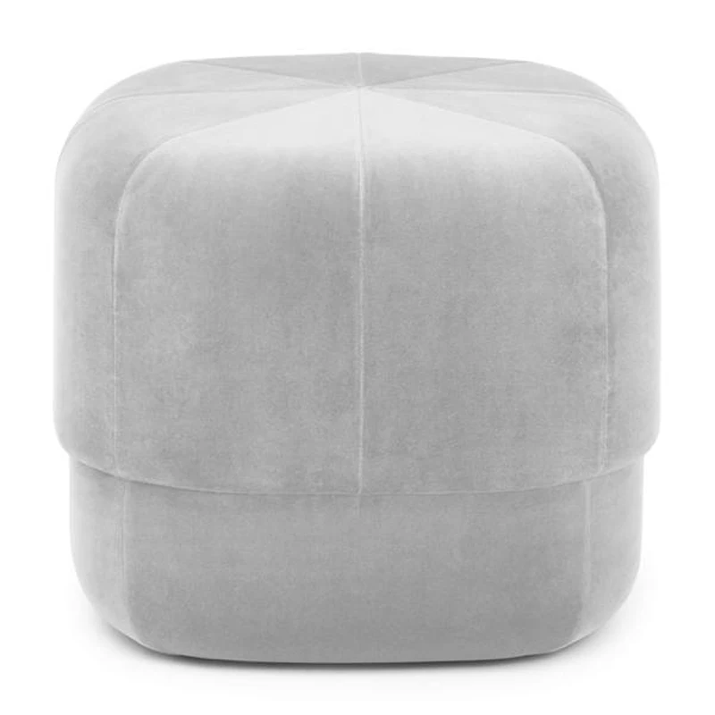 

Nordic Living Room Round Sofa Stool European Creative Clothing Store Try on Shoes Footstool Household Small Pedestal