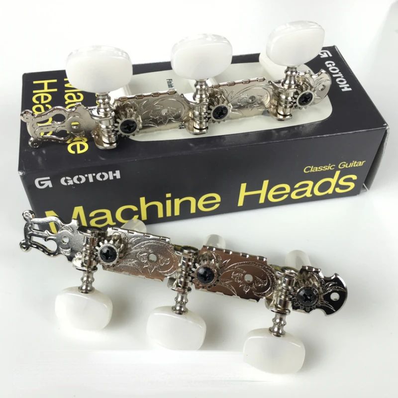 

GOTOH 35G350 Silver Classical Guitar Machine Heads Tuners MADE IN JAPAN