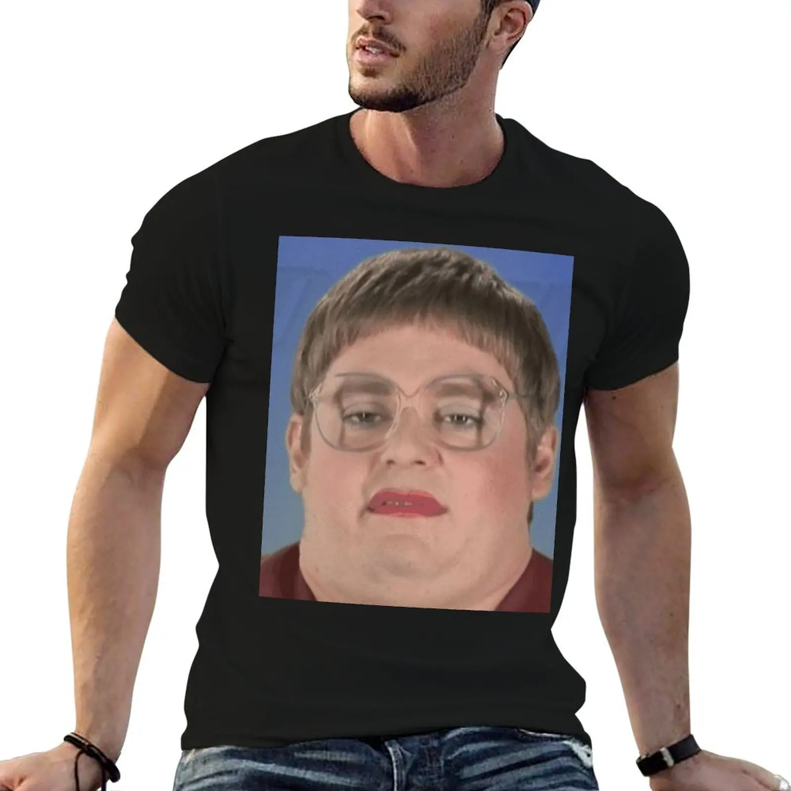 

tim and eric news T-Shirt cotton t shirts high quality t shirt man cotton T-Shirt