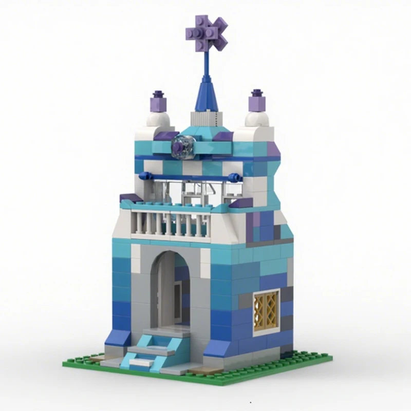 226pcs MOC Frozen Elsa Castle Classic Model Building Blocks Architecture Toys Christmas Gift Education DIY Creative Brick Kids