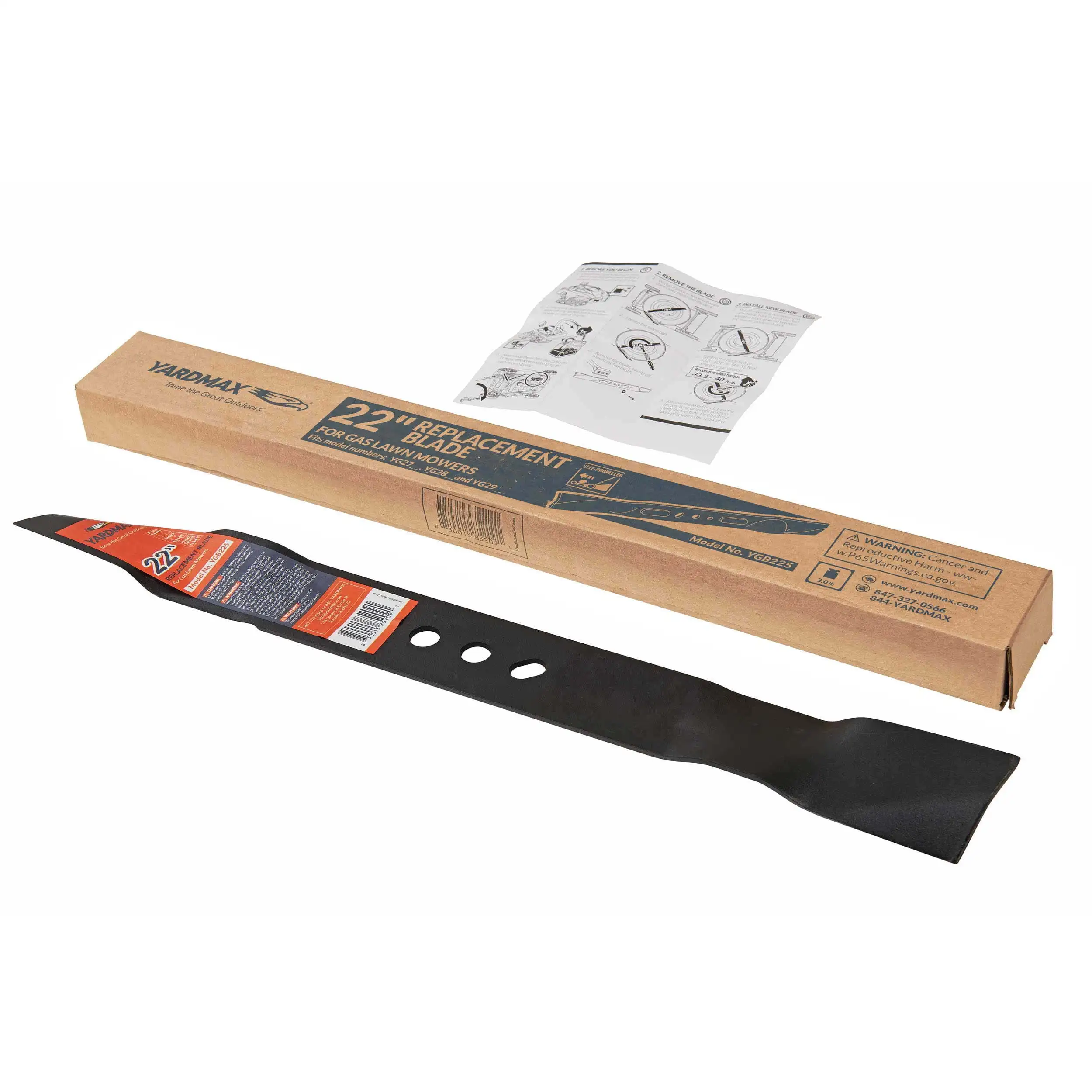 22 Zoll. Ersatzmesser für Gas-Rasenmäher