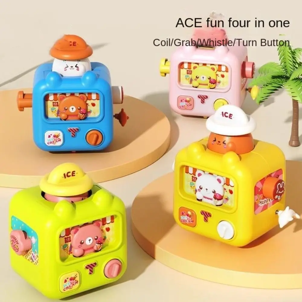 Bonito dos desenhos animados animal inércia brinquedo carro escavadeira com apito caminhões de construção misturador caminhão basculante veículo modelo brinquedo clássico