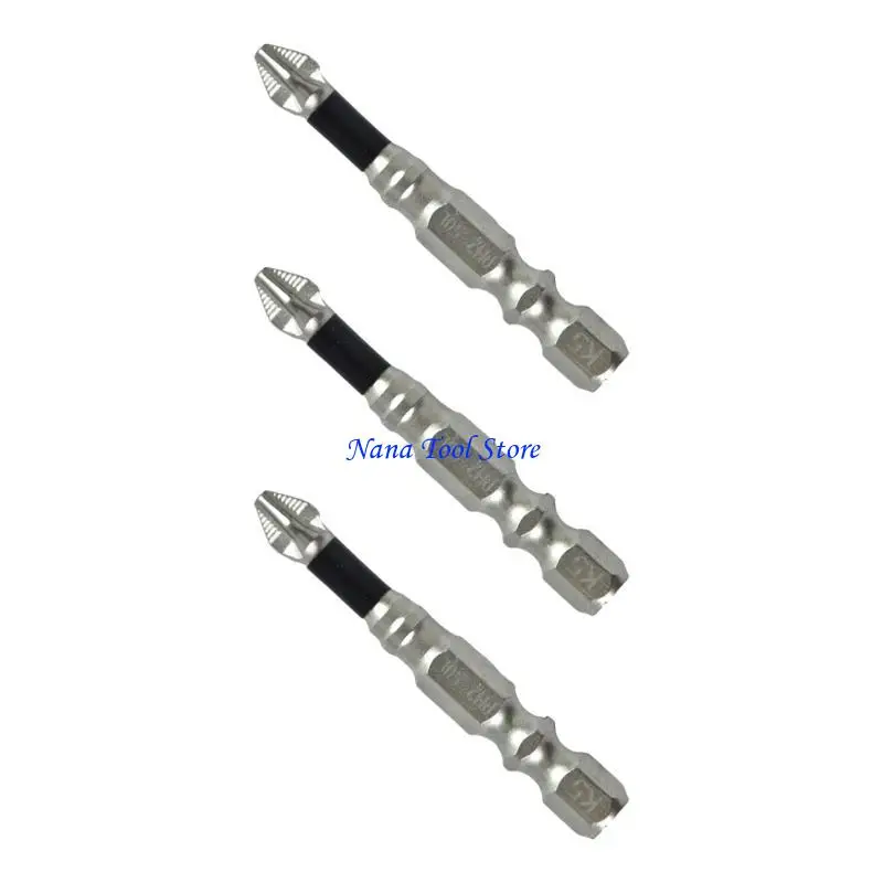 31GJ Set Of 3 Crossing Screwdriver Tips Cruciform Driver Bits Precisions Bits set