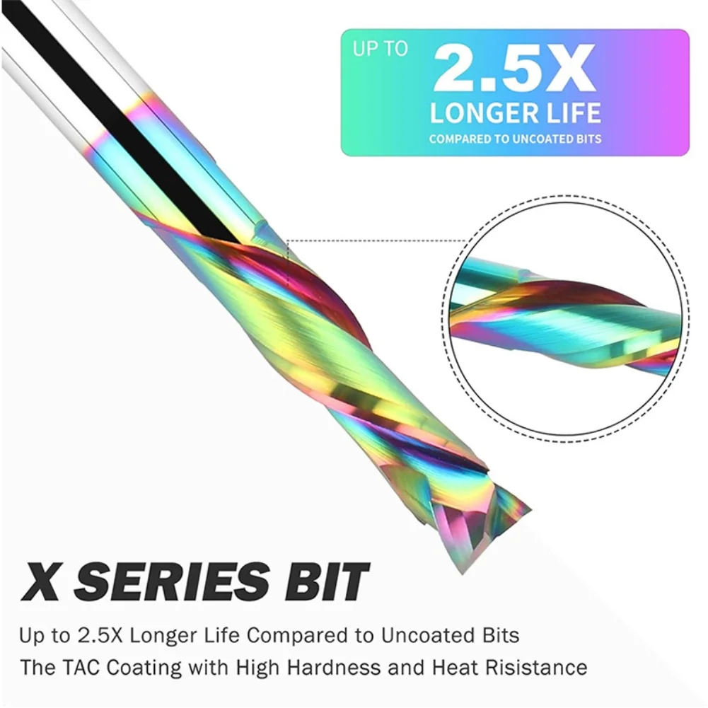 

Фреза для деревообработки 60/70/80 мм, двухзубая спиральная, для электрического фрезерного станка, гравировальный инструмент, 1 шт.