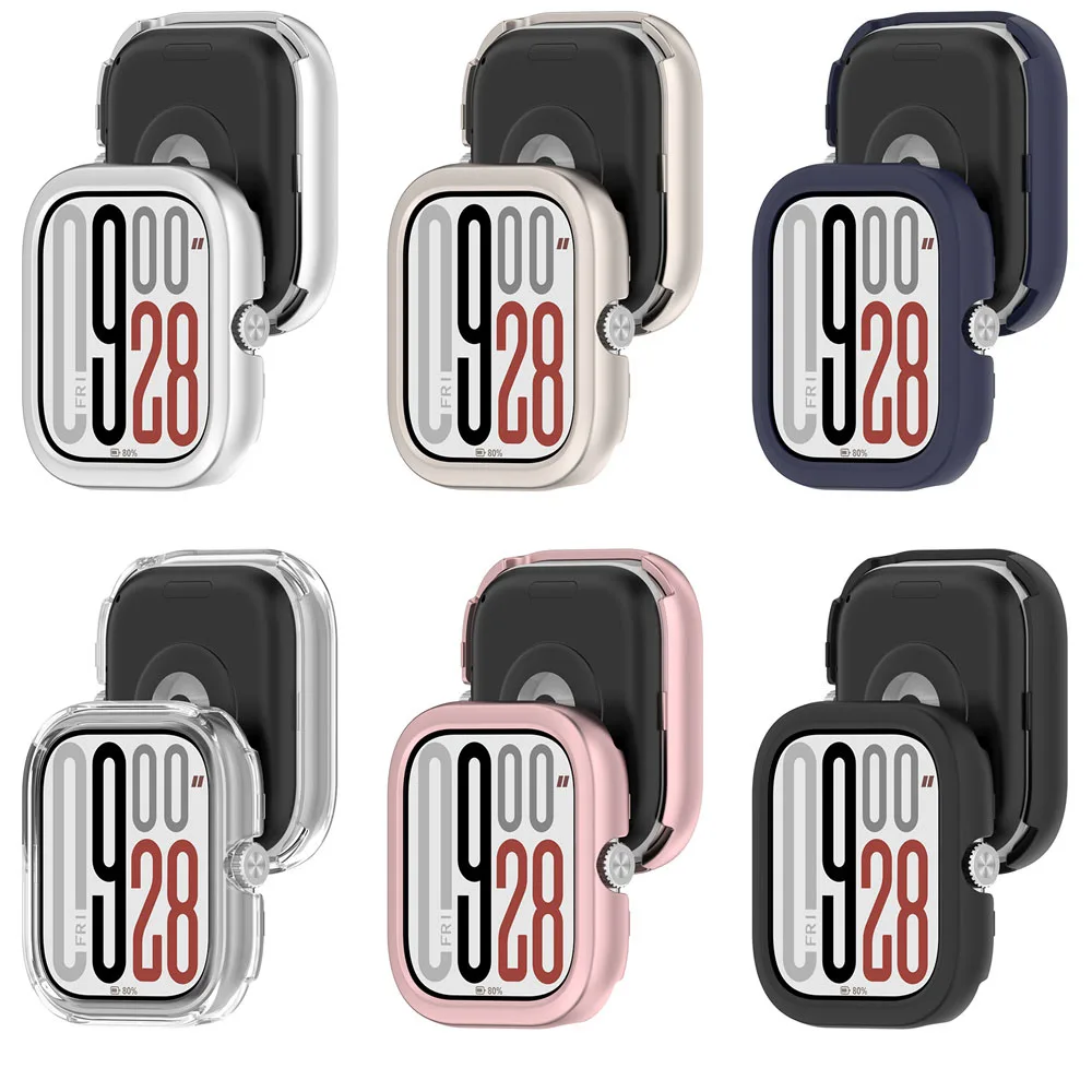 لساعة Redmi 5/4 حافظة واقية مجوفة متينة من مادة البولي كربونات غطاء ساعة حماية تزيين لساعة Redmi 5