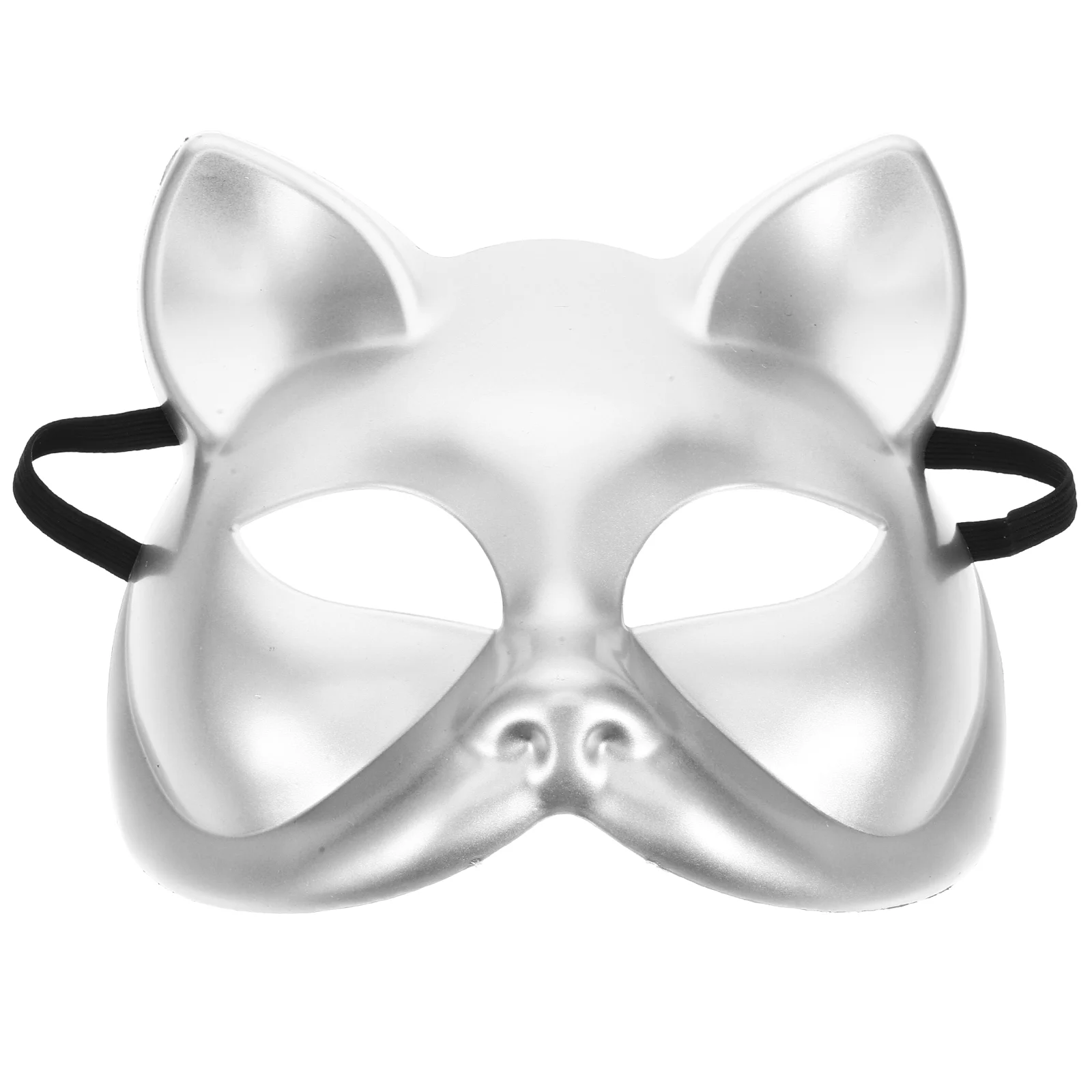 

Unique Blank Cat Masks with Mesh for DIY Painting Lightweight DIY Cat Masks for Cosplay Creative Masks for Masquerade Parties