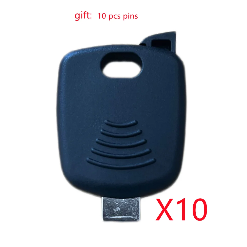 

10pcs/lot Universal Transponder Car Key Shell Case KD/VVDI Blades Head with Chip Holder Universal Car Key Casing