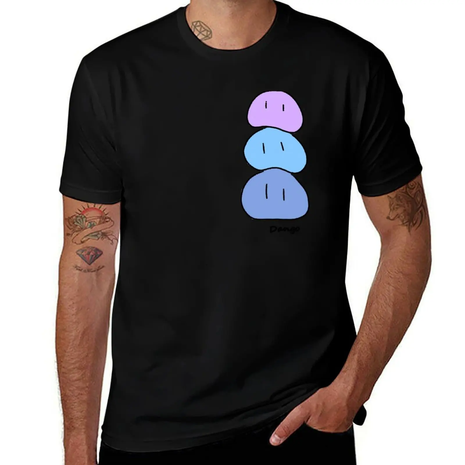 Dango daikazoku t shirt T-Shirt Work Utility Casual Tee Shirt