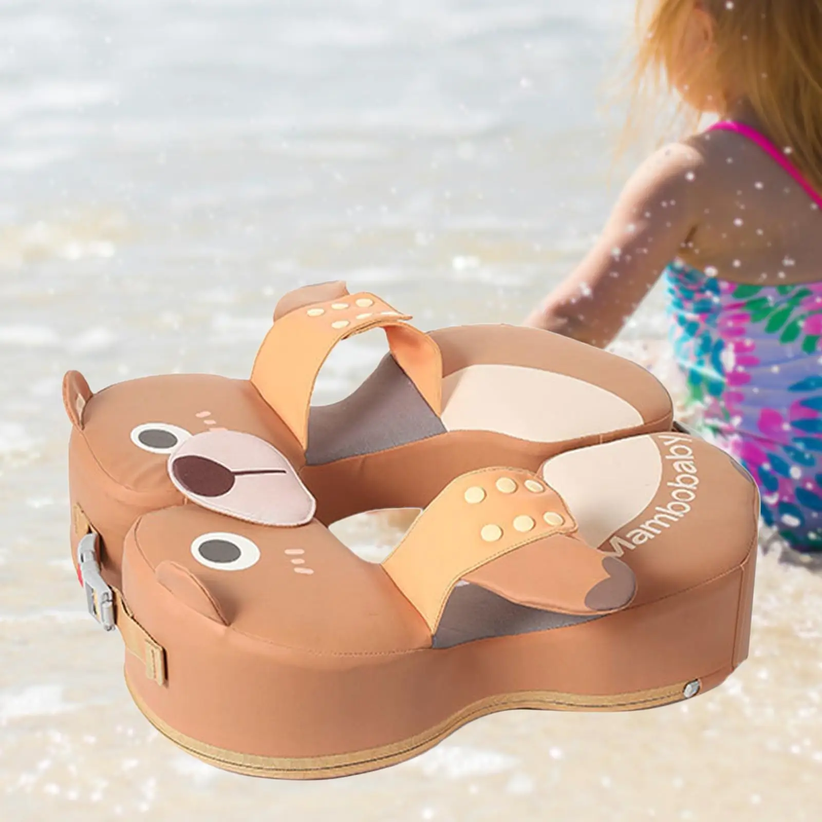 Bóia de natação para bebês, acessórios macios e sólidos para piscina, flutuador para crianças