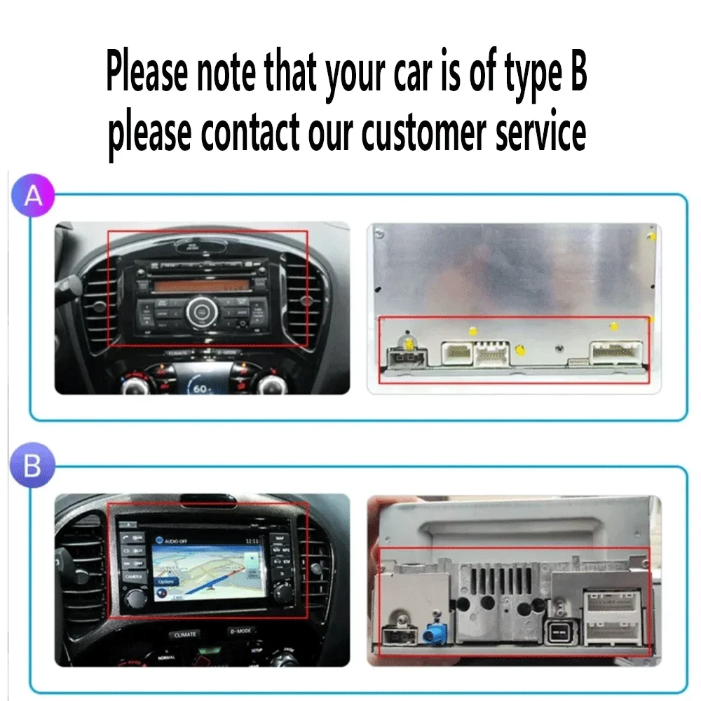 video Playe For Nissan Juke YF15 2010 - 2014 Android15 Multimedia Head Unit Car Auto Radio Navigation GPS Stereo Navi NO DVD DIN