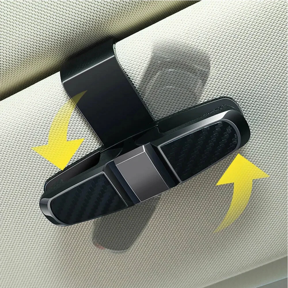 Universelle Auto-Brillenhalterung für Sonnenblenden, Sonnenbrillen-Clip, Karten- und Ticket-Halter, Brillenhalter für Auto-Innenausstattung