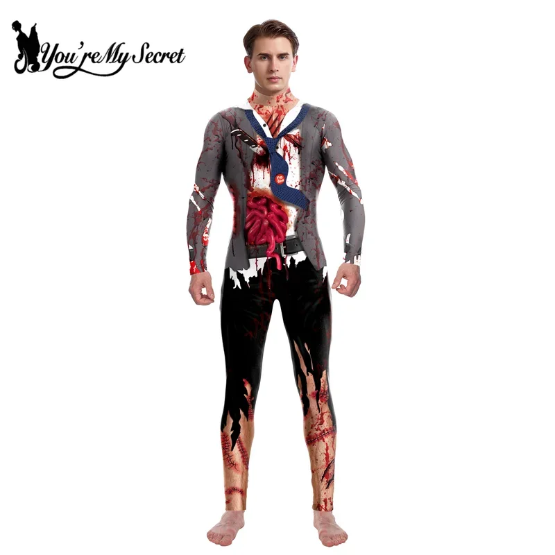 [Eres mi secreto] Cosplay temático de fiesta de terror de Halloween mono Sexy disfraz de carnaval peleles monos Zentai Día del #   1