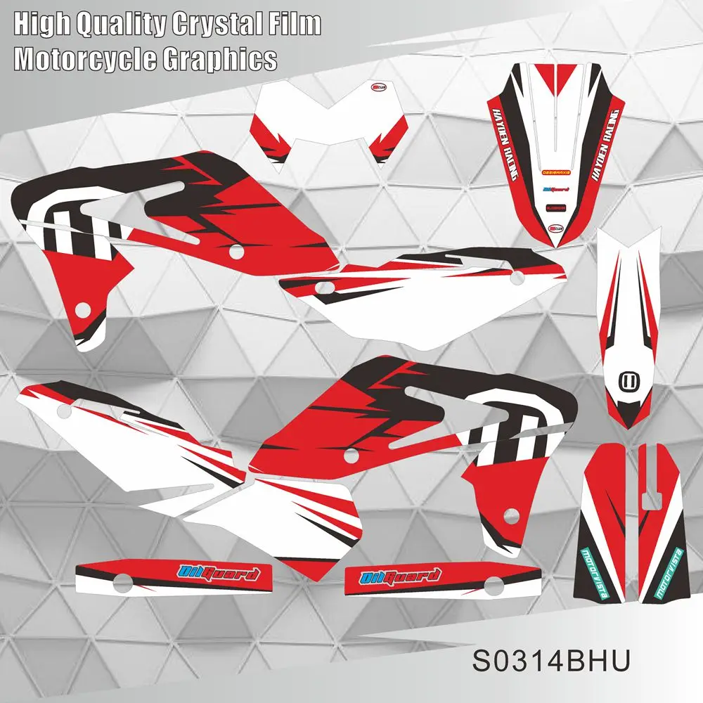 For HUSQVARNA SM610 SMR610 SM SMR 610 2005 2006 2007 2008 2009 2010 Graphics Decals Stickers Motorcycle Background Custom Number