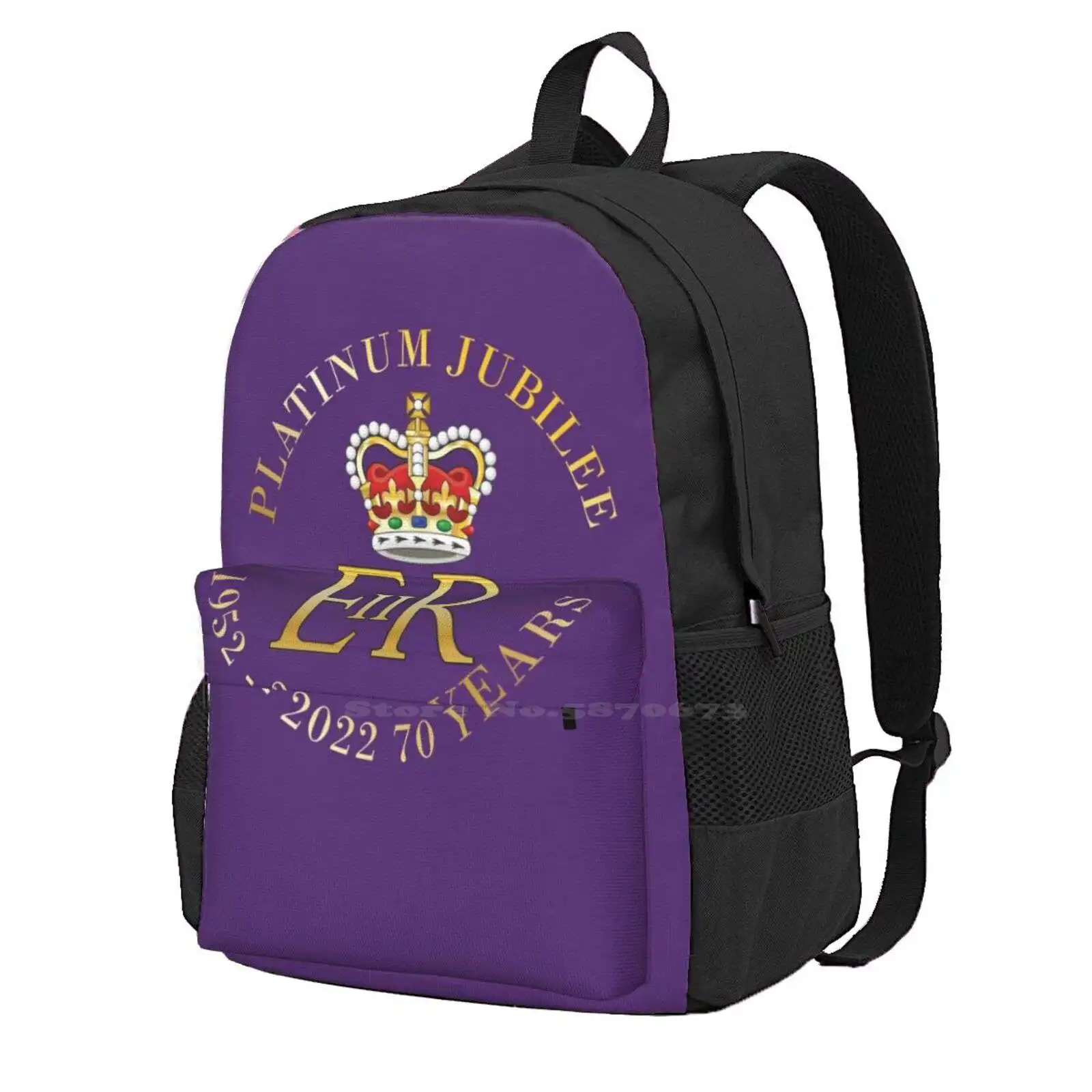 Platinum Jubilee-Collectors Piece-The Original Not A Copy School Storage Bag Student's Backpack Platinum Jubilee 1952 2022