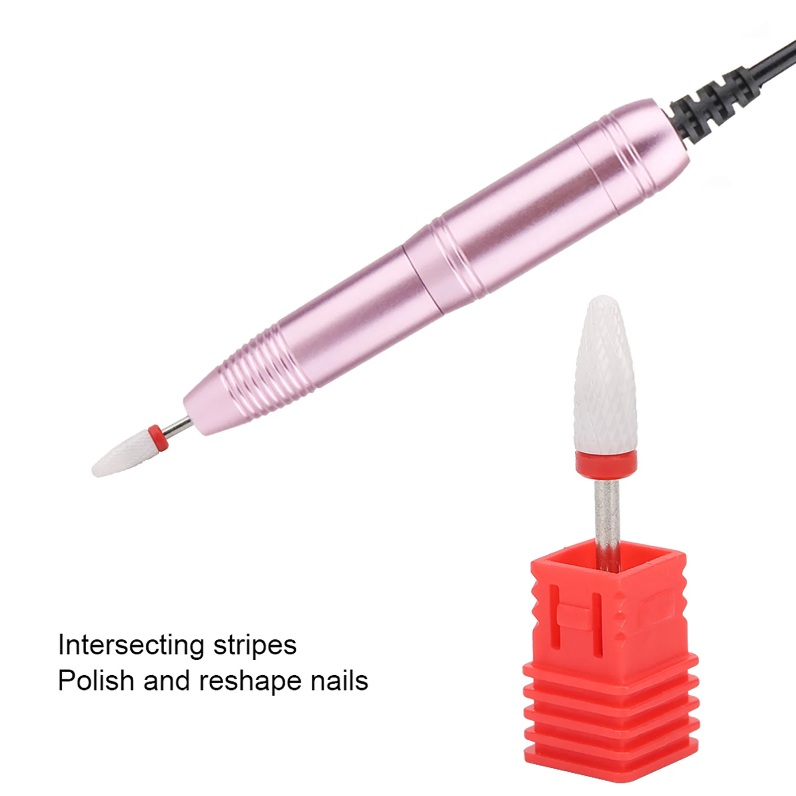 Electric Grinding Machine Accessories Nail Drill Bit Corn Head shape Electric Grinding Machine Accessories Lightweight Portable