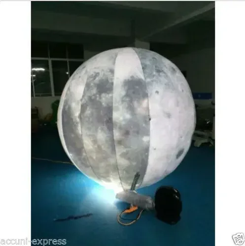 2M Led Lighted Inflatable Moon Ball for Outdoor Promotion