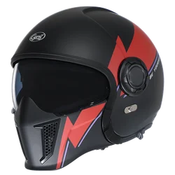 Modular Motorcycle Full Face Helmet Open Face Helmets Double Lens DOT ECE APPROVED CYRIL OP12A Man Woman Retro Moto Helmet