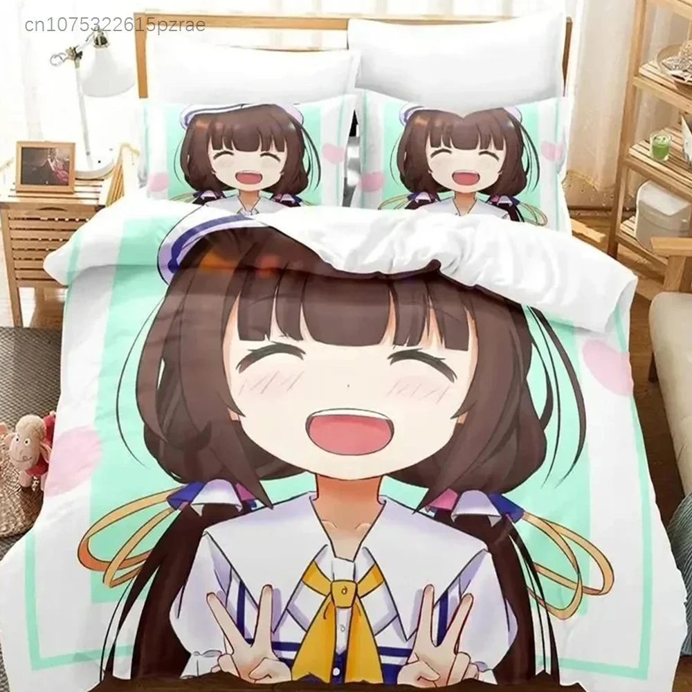 Anime Ryuos Work Is Never Ai Bedding Set Bedroom Soft Modern Bedspreads Comefortable Kids Duvet Cover Quilt Cover And Pillowcase