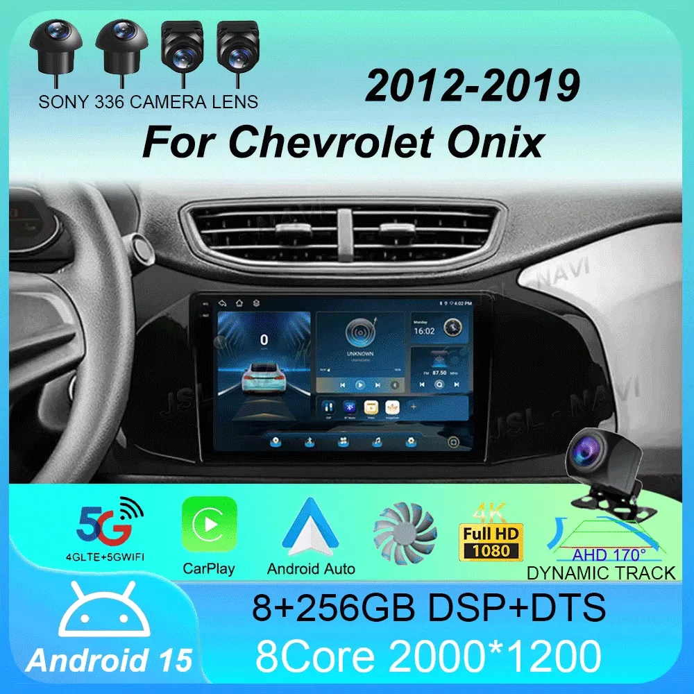 

Car Radio Android 15 For Chevrolet Onix 2012 - 2014 2015 2016 - 2019 Navigation GPS Multimedia Video Player Stereo Carplay 4G BT