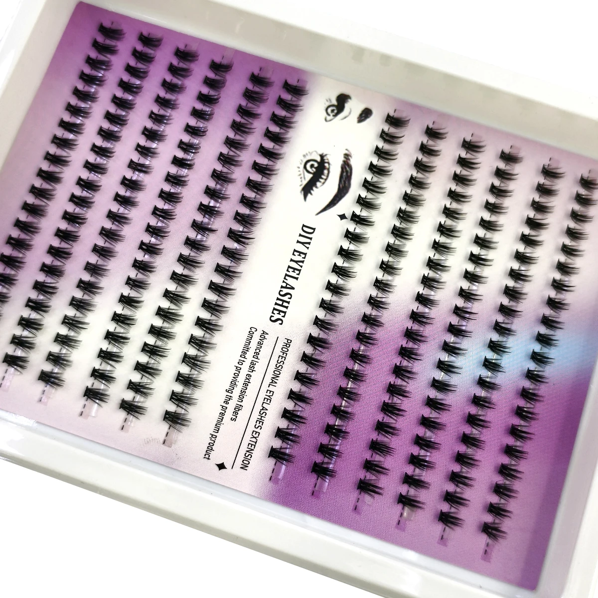 مجموعات مانغا لاش أقل مجموعات الرموش Wispy مع المسامير أنيمي العنقودية رمش الجنية الرموش الفردية CC رموش مجعد