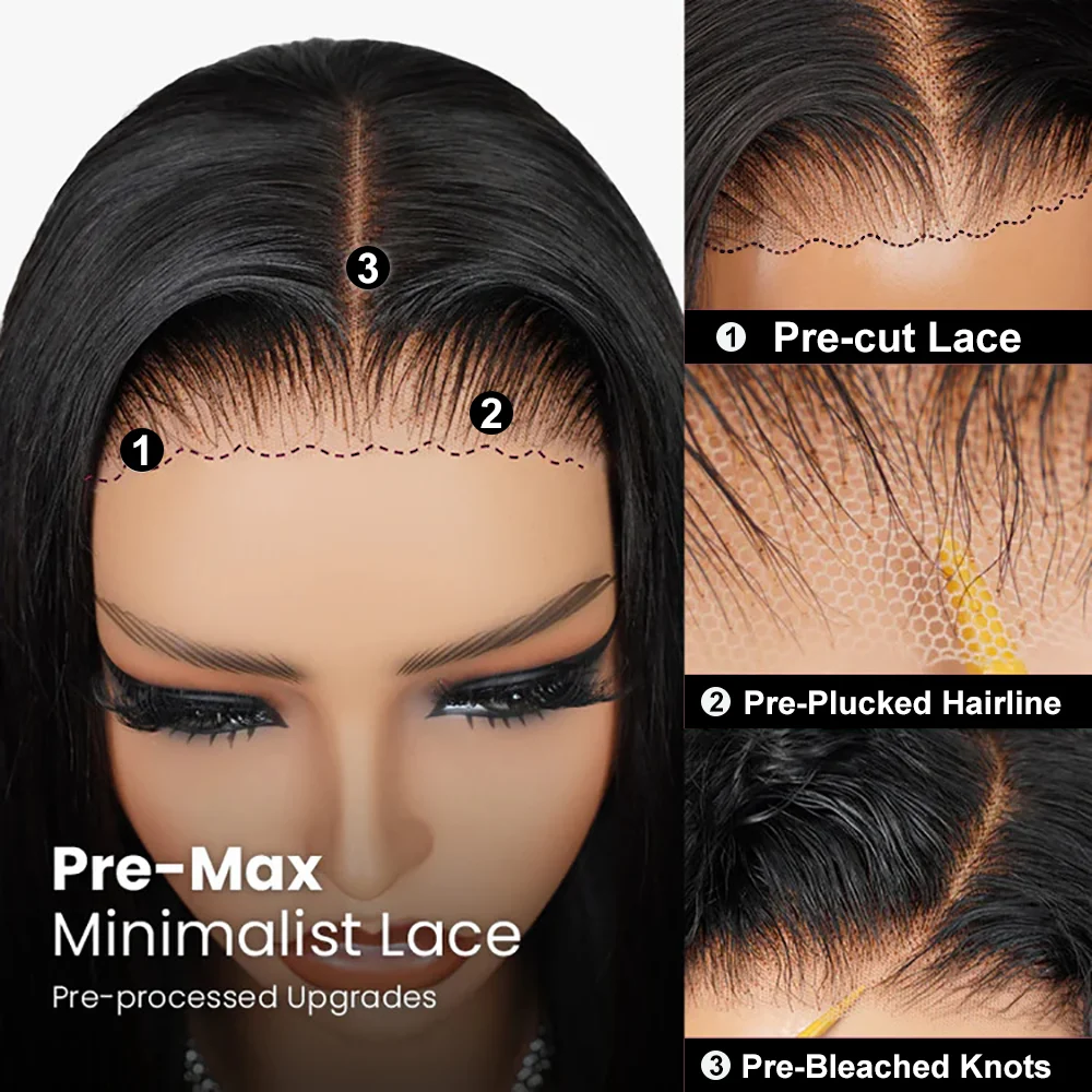 Прямые парики-каре без клея из – обзор и цена Glueless Wear And Go Human Hair Wig