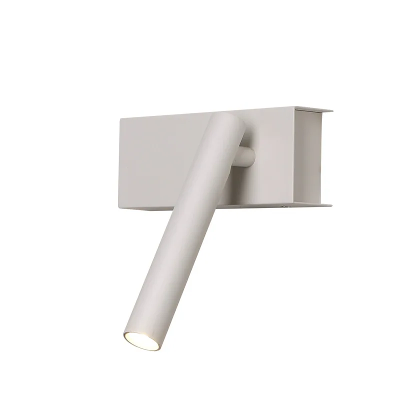 LED-wandlamp Leeslamp voor slaapkamer Hotel Hoofdeinde Nachtboeklamp Moderne verlichting Wit Zwart Vlek voor woonkamer Achtergrond - afbeelding 2