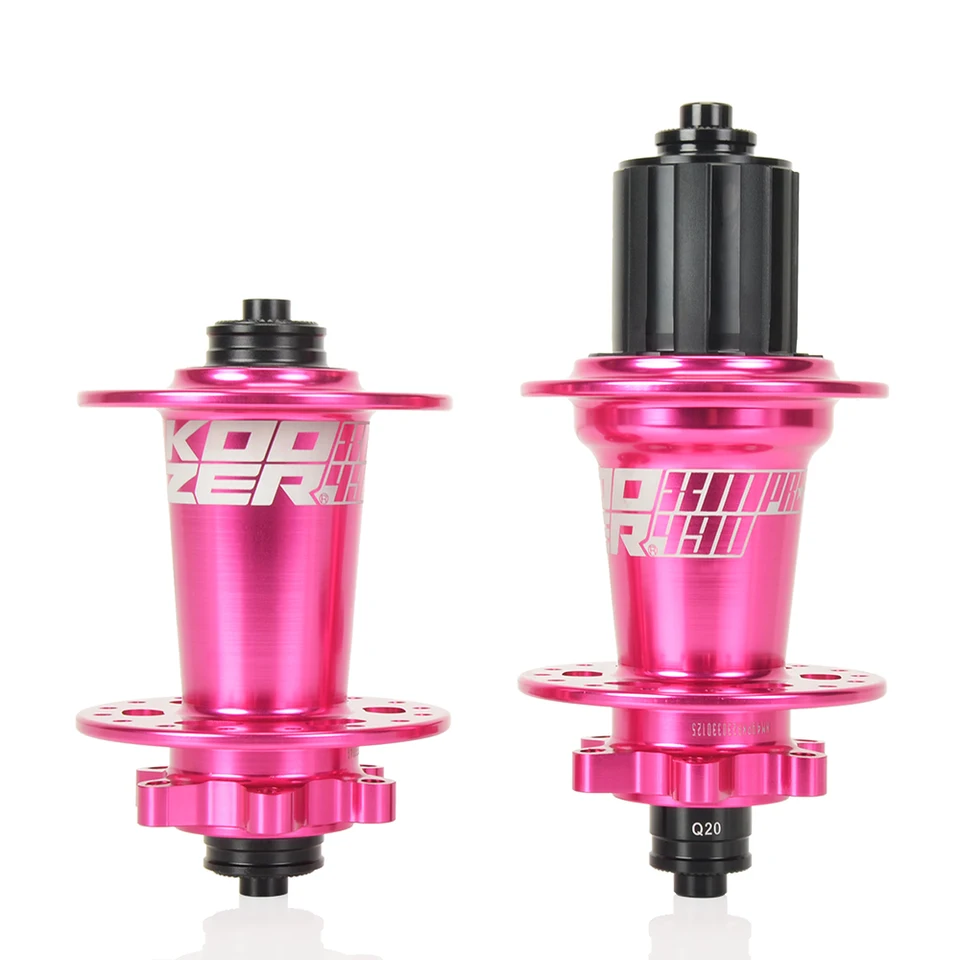 KOOZER XM490 ピンク ハブ 未使用 クイック 100/135 32h S339b616498e048c7af7fc883ea17e