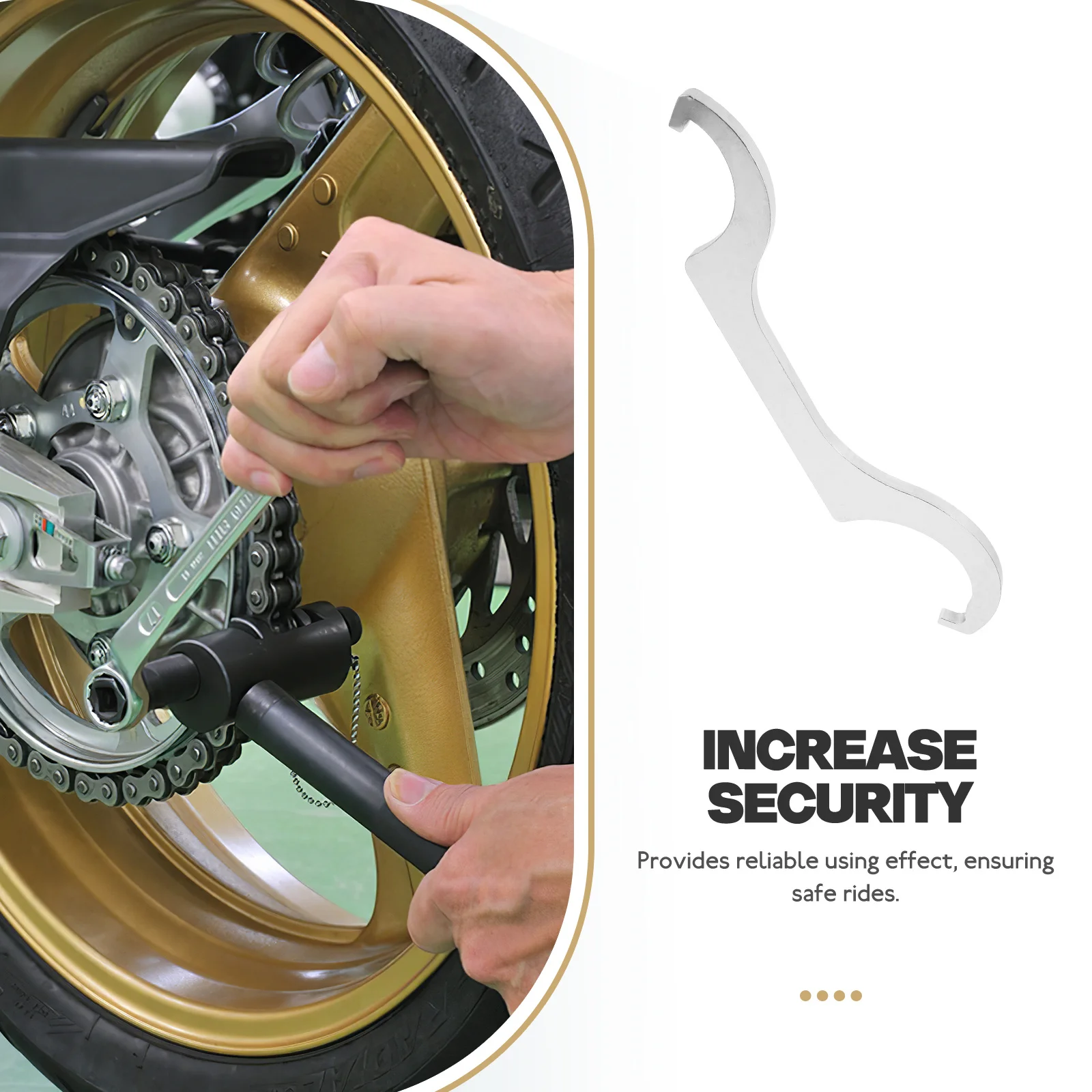 

Coilover Wrench C-образный штифтовый ключ Инструмент с крючком Прочный мотоцикл ATV Offroad 68 мм 87 мм Регулировочный гаечный ключ Coilover