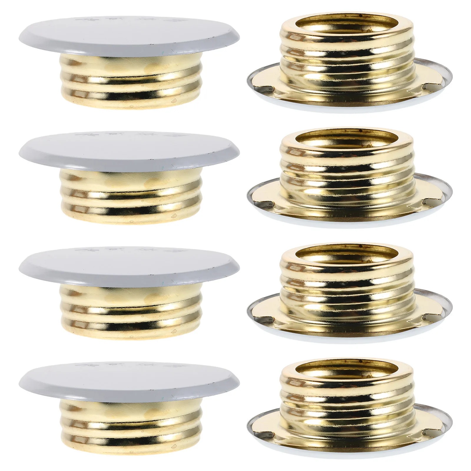 

8pcs Fire Sprinkler Cover Plates Concealed Metal Flat Decorative For Ceiling Residential Commercial Industrial Use Sprinkler