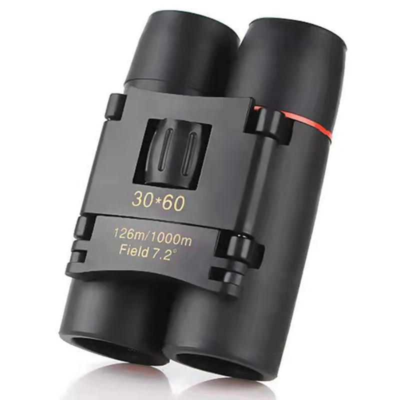 Red Film 30X60 Binoculars, High-Definition Mini Portable Outdoor Binoculars, Suitable For Bird Watching And Travel