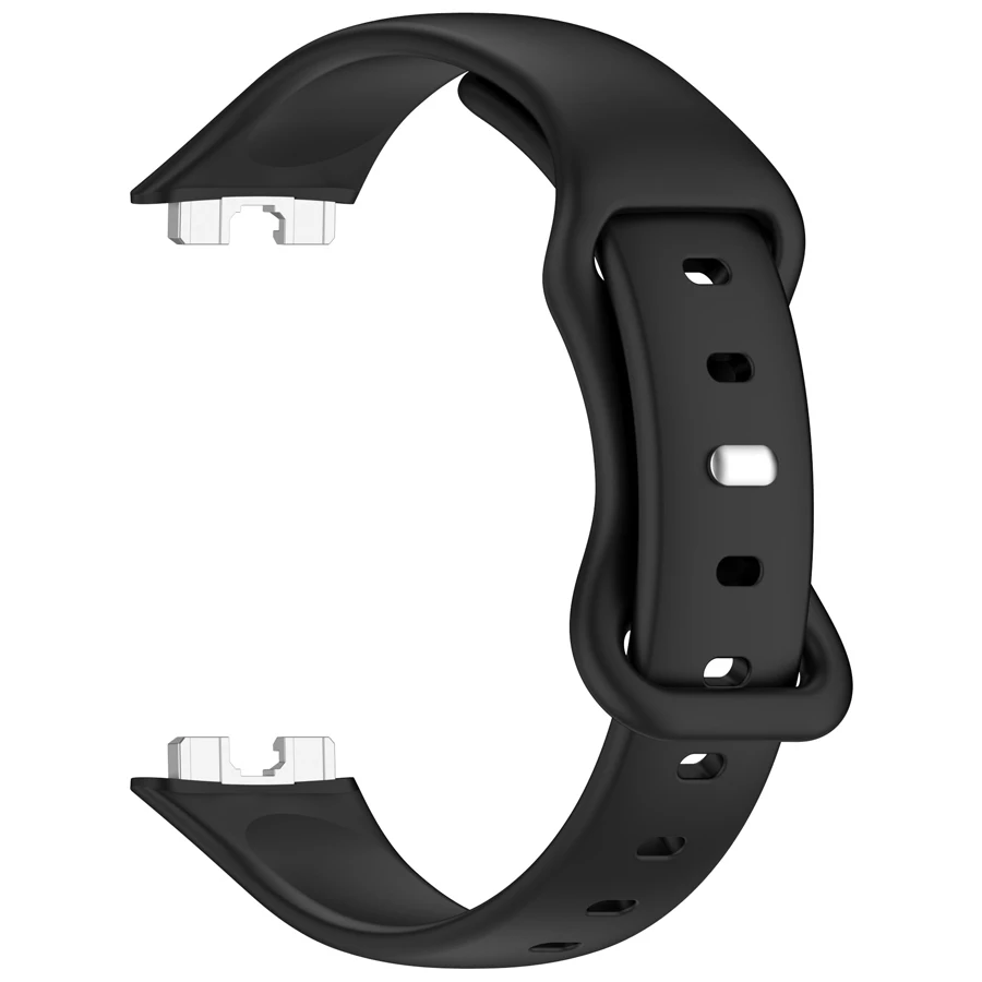 Zachte Siliconen Band Voor Huawei Band 8 9 10 Accessoires Smart Horloge Vervanging Armband Voor Huawei Band 8 9 10 horlogeband Riem