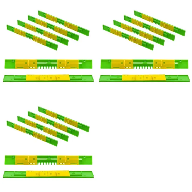 

Премиум-набор из 18 штук: Редуктор входа в улей, Защита от грызунов для 8-рамочного улья, 12,5-дюймовые пластиковые раздвижные защитные решетки от грызунов для улья